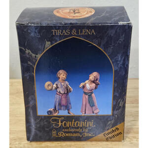 Fontanini Tiras & Lena Figures 5” Limited Edition 1999 #65290 Italy Nativity